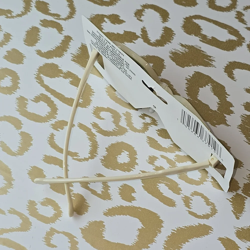 Kids Cream Color Sunglasses with UV Protection
